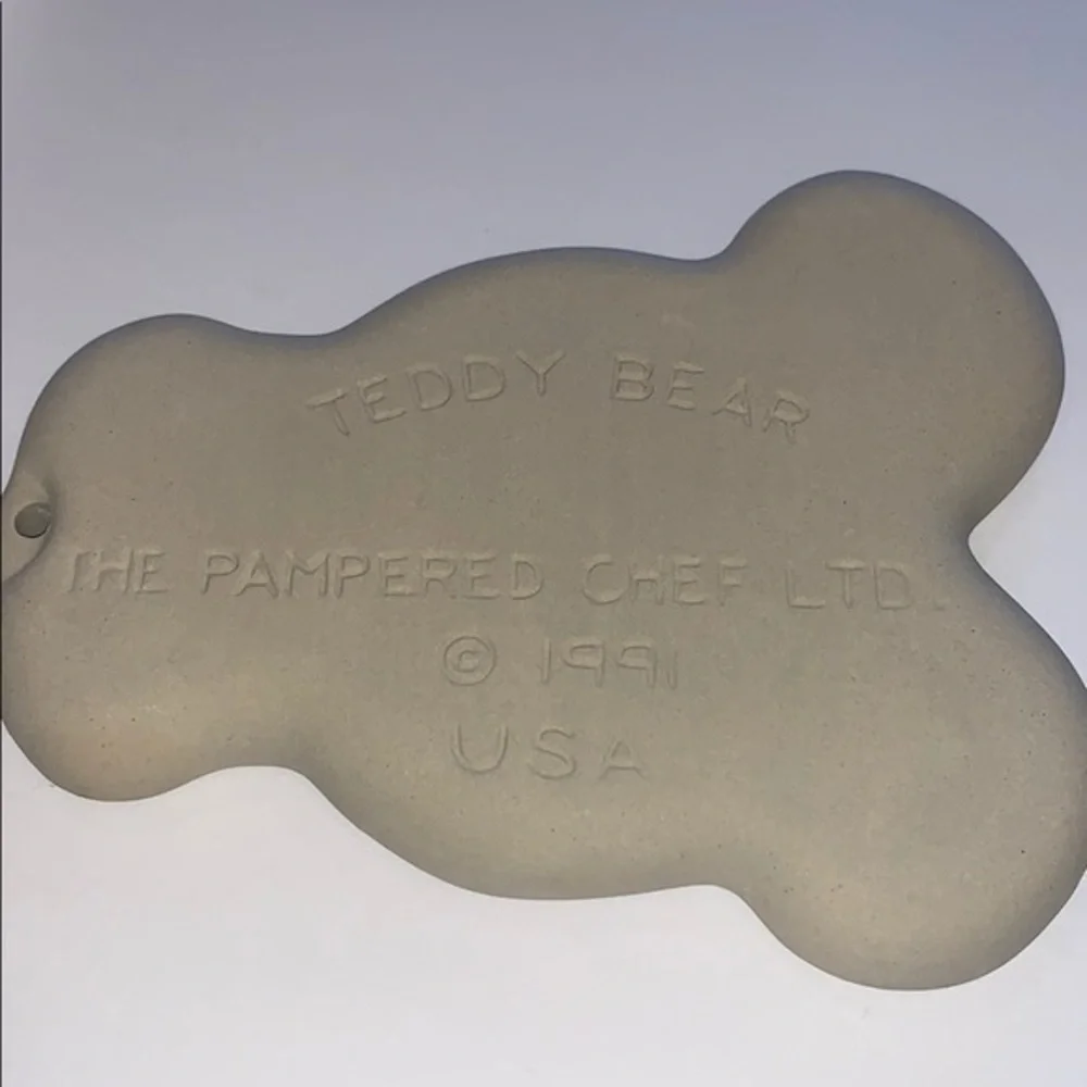 The Pampered Chef clay cookie mold